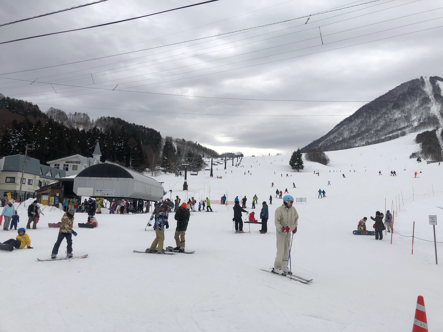 木島平スキー場のゲレンデの様子