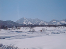 冬の景色・高社山